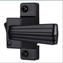 Colonial Keyed Push Button, Black