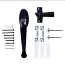 Villa Pull Lever Handle Set - Fits 3/4" Inch, 1 Inch, 1-1/4" Inch Thick Door