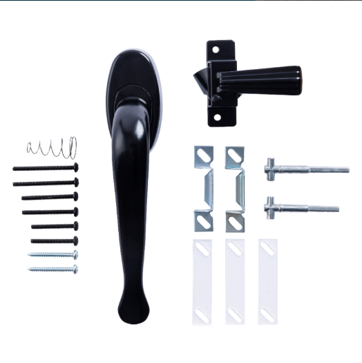 Villa Pull Lever Handle Set - Fits 3/4" Inch, 1 Inch, 1-1/4" Inch Thick Door