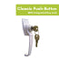 Classic Push-Button Handle Set with Key lock (White)