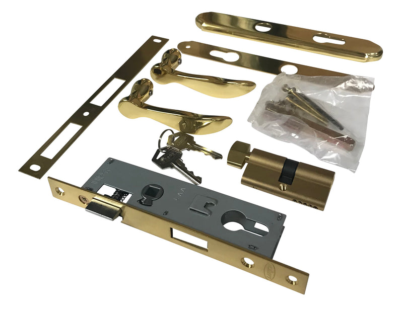 Older Mortise Handle Kit with Key Lock