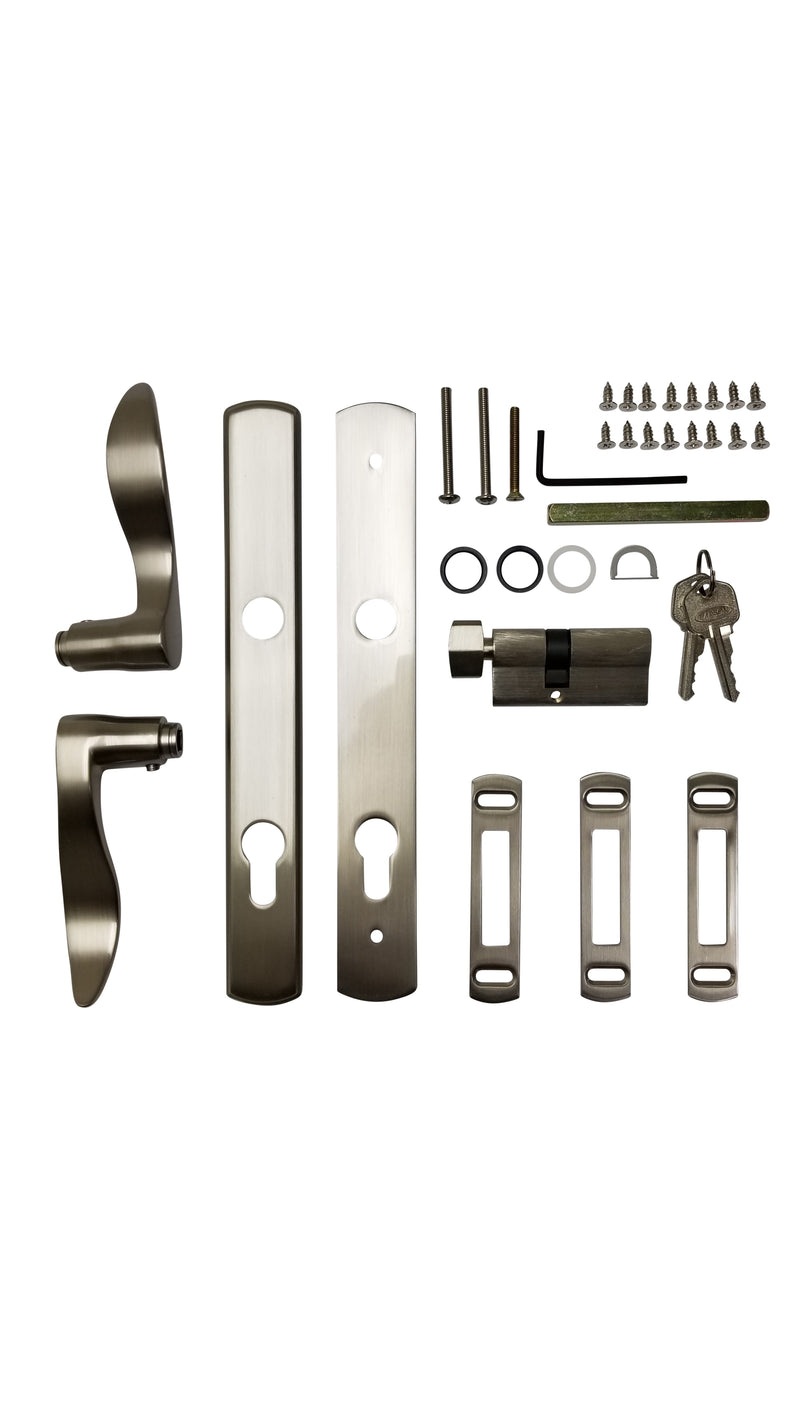 MultiPoint Lock Mortise Handle Kit with Key Lock - Secure Elegance Collection