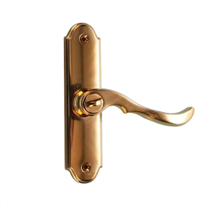 ONLY Inside or Outside Handle with KeyLock for Larson Solid Core Door, 4 - 3/4"