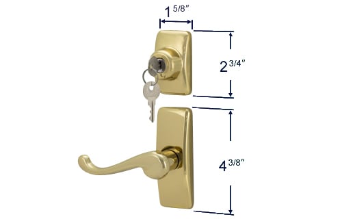 Surface Mount Replacement Handle Kit- Fits multiple doors