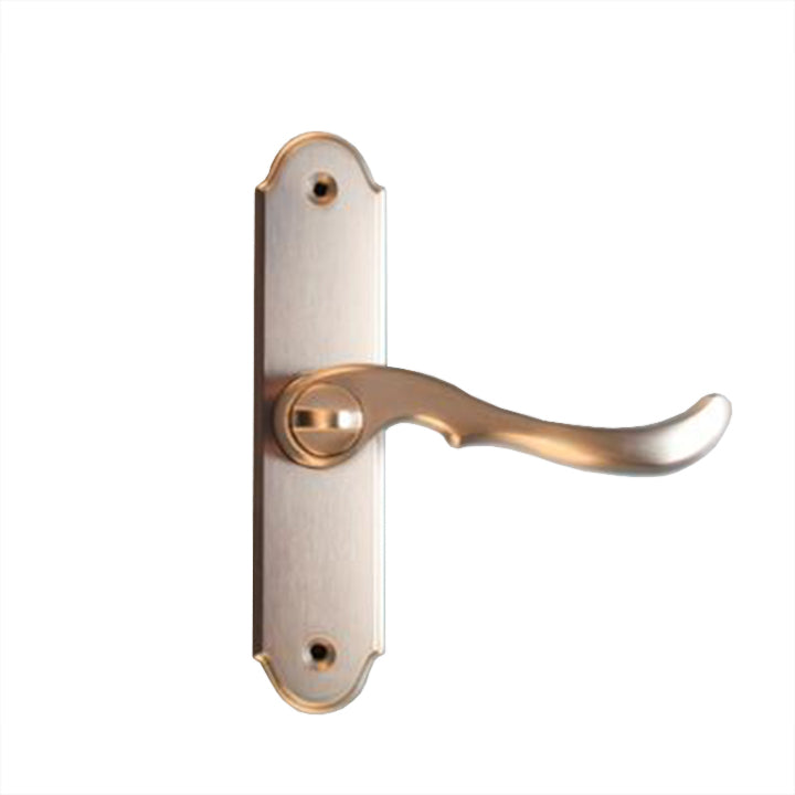 ONLY Inside or Outside Handle with KeyLock for Larson Solid Core Door, 4 - 3/4"