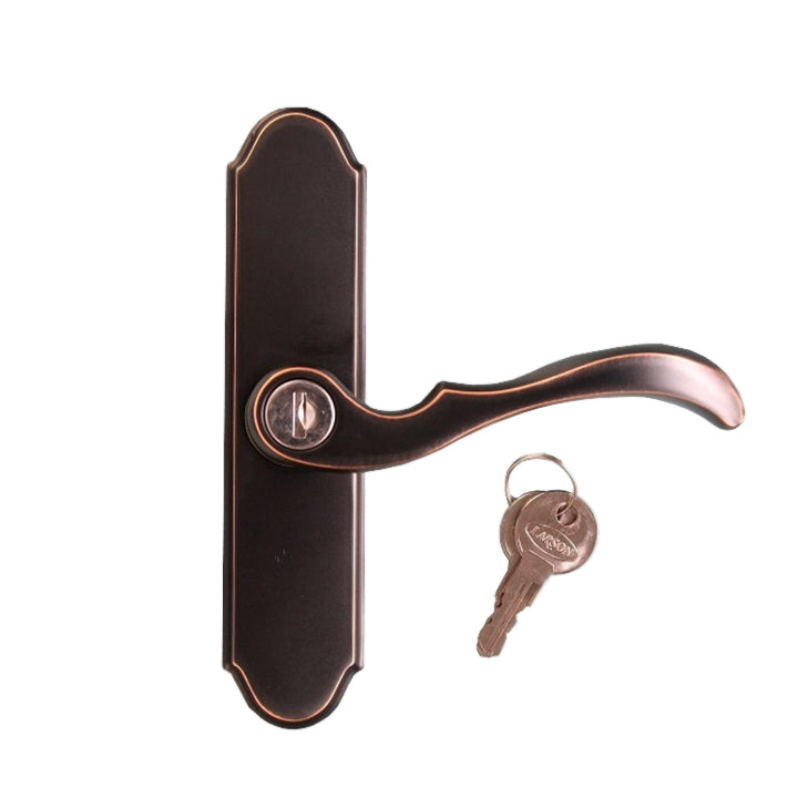 ONLY Inside or Outside Handle with KeyLock for Larson Solid Core Door, 4 - 3/4"