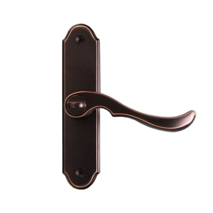 ONLY Inside or Outside Handle with KeyLock for Larson Solid Core Door, 4 - 3/4"