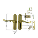 Mortise Handle Set with Key Lock