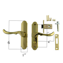 Mortise Handle Set with Deadlock