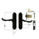 Mortise Handle Set with Deadlock