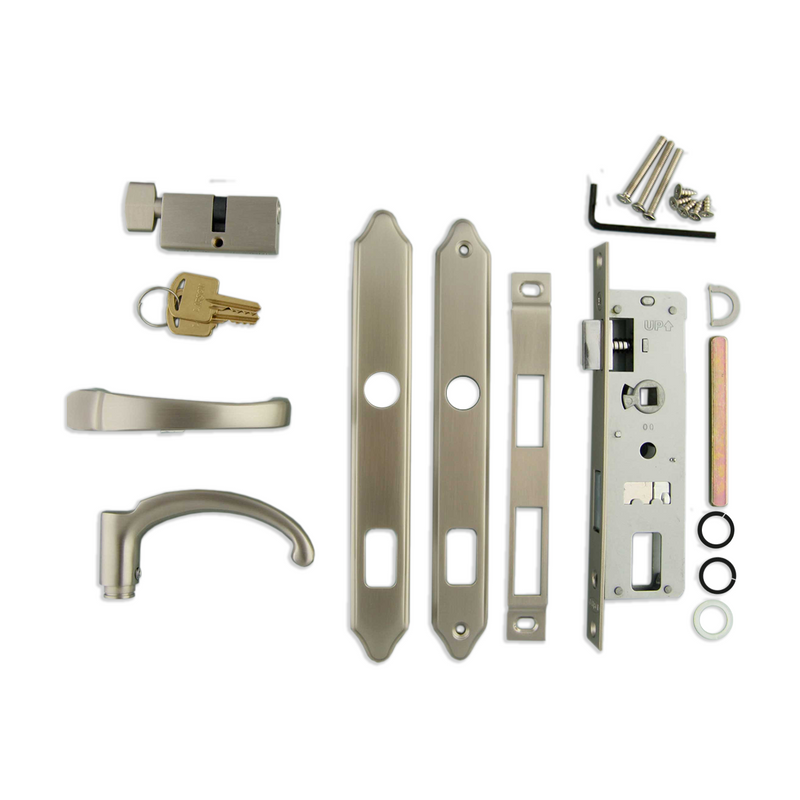 Latch Assembly with Spindle for Larson Mortise Handle Solid Core Door