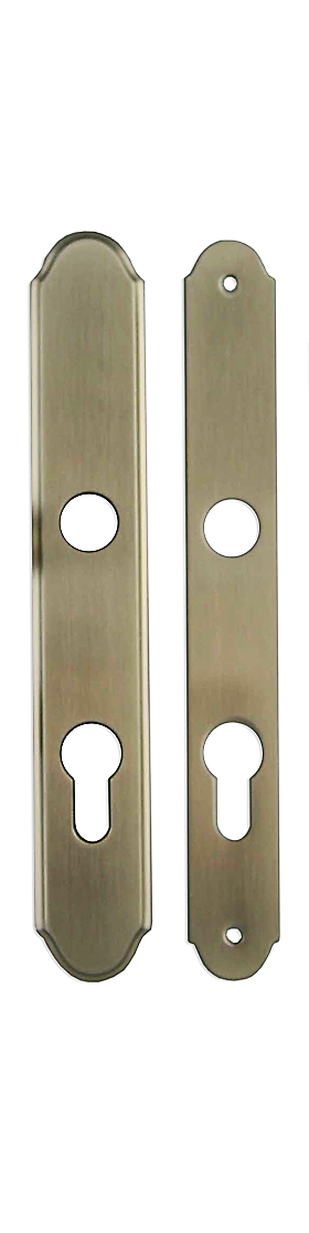 Full Glass Mortise Trim Plate