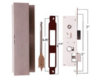 QuickFit Series Latch Assembly w/ Bit and Template for Larson Storm Doors