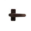 Storm Door Inside Handle  With Thumb Lock-Turn Only, 1-3/4", Surface Mount