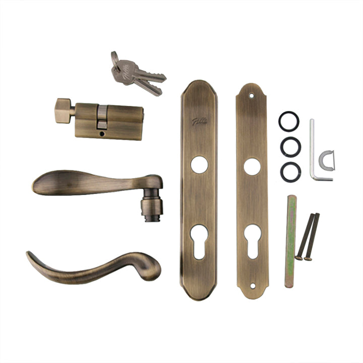 Pella Mortise French Scroll Handle Sets