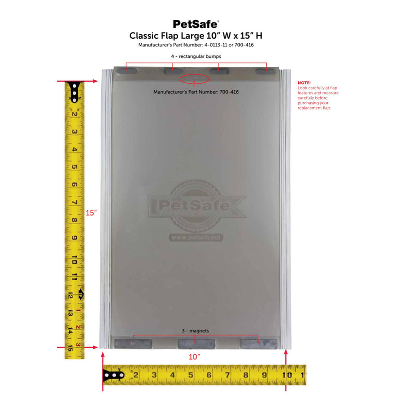 Classic Replacement Pet Flap - Old Model Doors - Choose Size