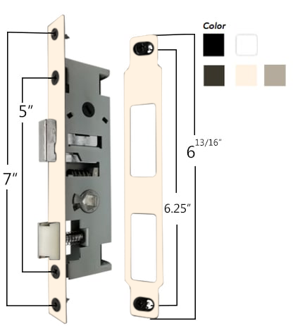 QuickFit Series Latch Assembly and Strike Plate