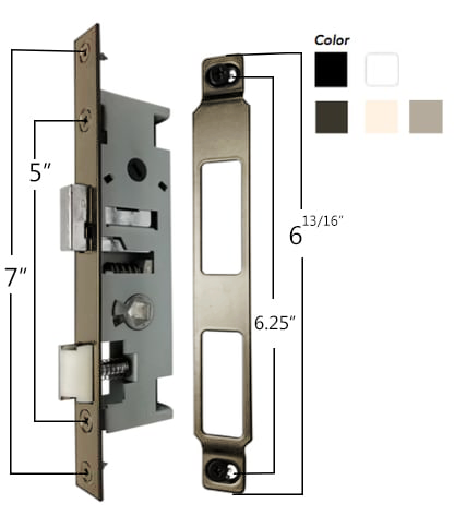 QuickFit Series Latch Assembly and Strike Plate