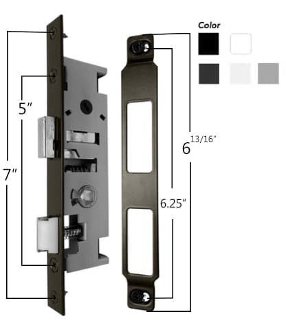 QuickFit Series Latch Assembly and Strike Plate