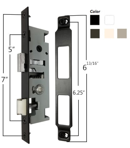 QuickFit Series Latch Assembly and Strike Plate