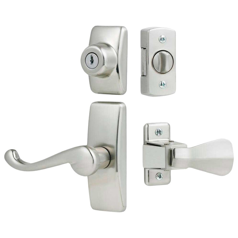 GL Lever Set with Keyed Deadbolt - 4 Piece