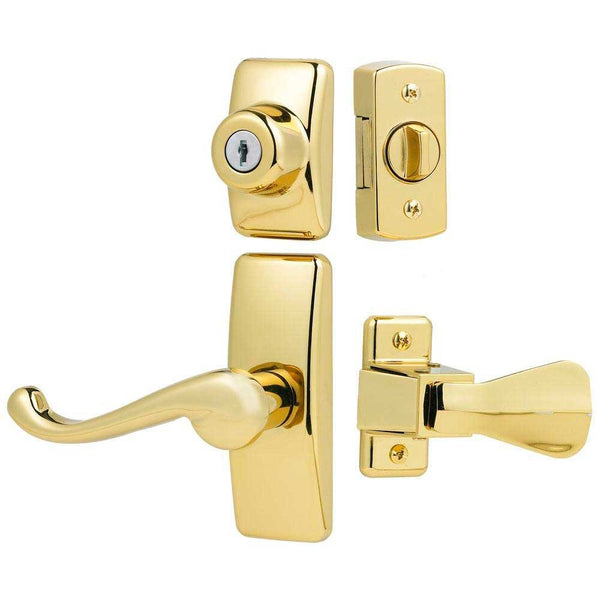 GL Lever Set with Keyed Deadbolt - 4 Piece