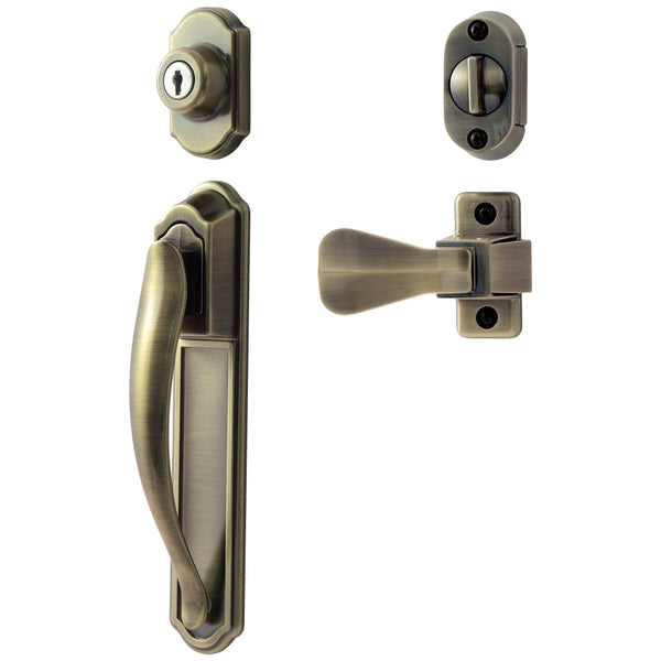 DX Pull Handle Set with Keyed Deadbolt