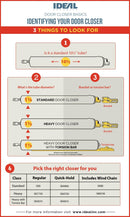 Heavy Storm Door Closer with Torsion Bar