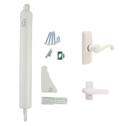 Surface Mount Handle Kit with Single Closer Kit - Classic View 360 Series