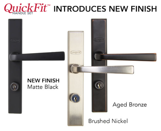 QuickFit Staight Lever Handle Kit with Key Lock