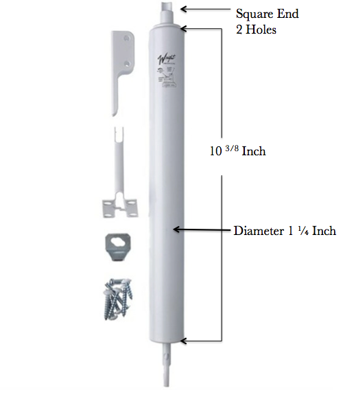 Single Pneumatic Closer Kit