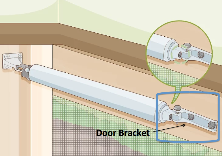 Closer Door Bracket - Choose Color