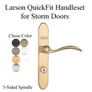 QuickFit Curved Lever Handle Kit with Key Lock