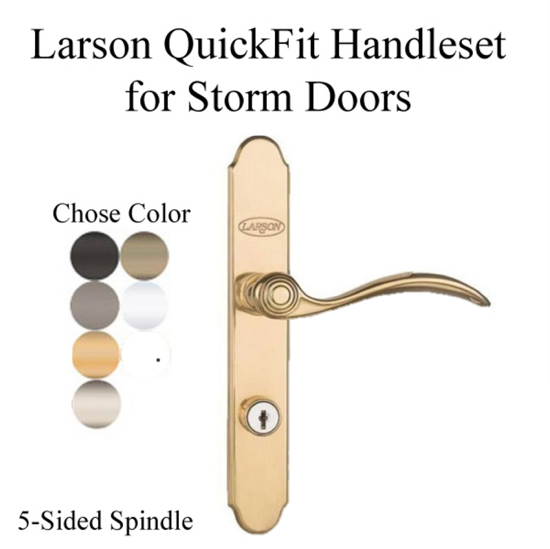 QuickFit Curved Lever Handle Kit with Key Lock