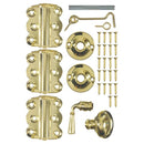 Vinyl Screen Door Kit, Brass