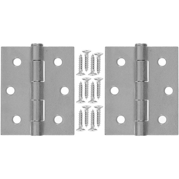 Steel Hinge 3" X 2.5" X 0.08, Galvanized