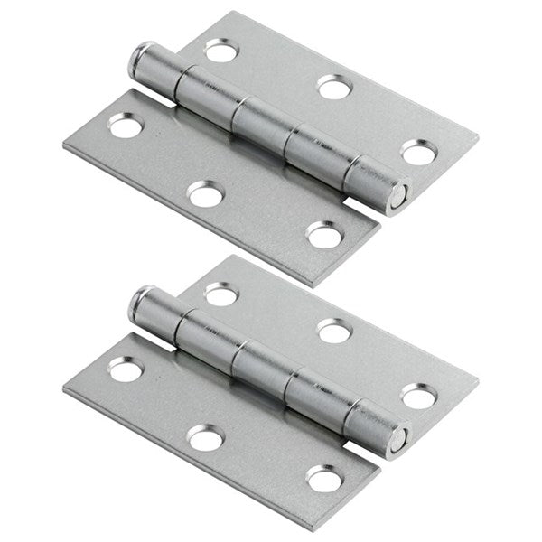 Steel Hinge 3" X 2.5" X 0.08, Zinc Plated