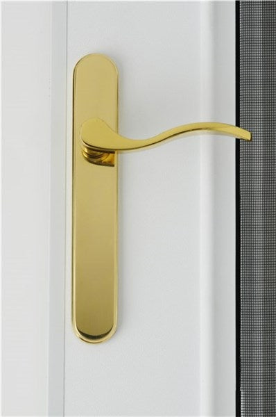 Brighton Surface Mount Latch, Brass Finish