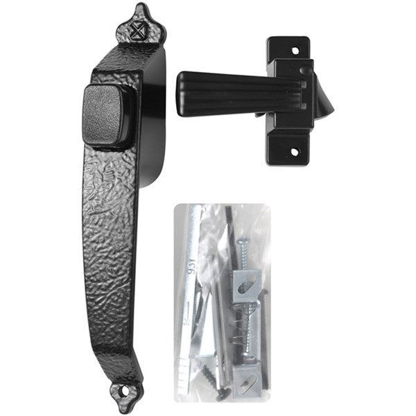 Colonial Door Latch, Black