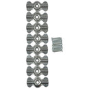 1-3/4" Full Turn Buttons, 8 Pack